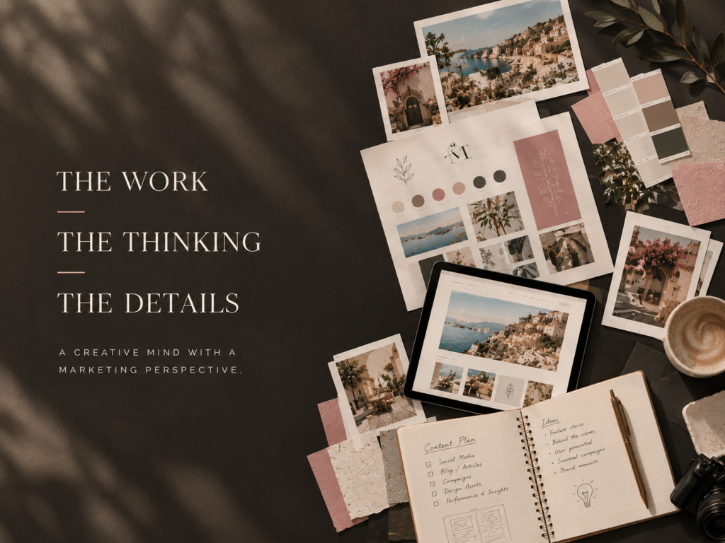 Creative digital marketing agency workspace